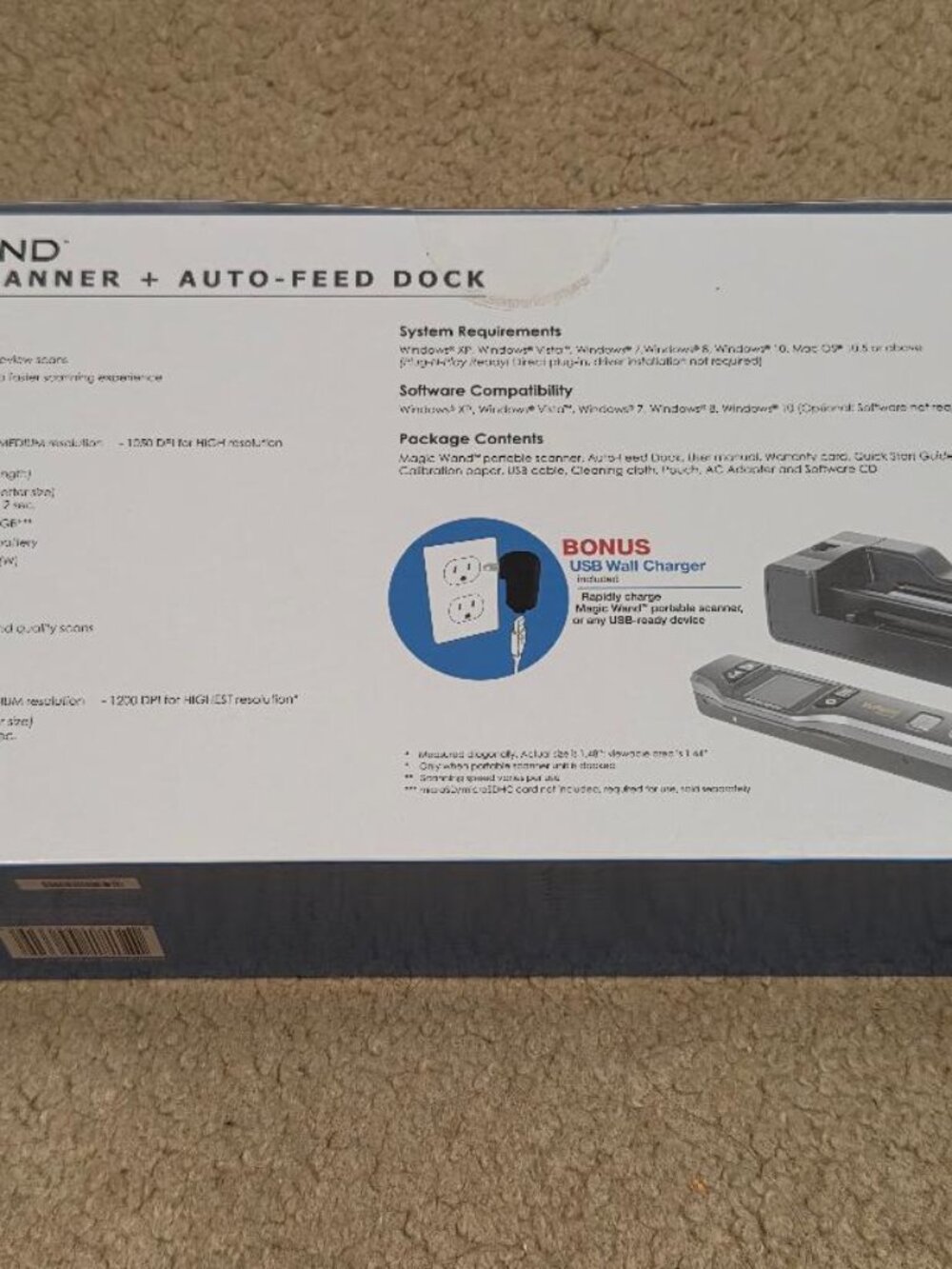 Scanner, Magic Wand Portable Handheld Scanner - Picture 4 of 5